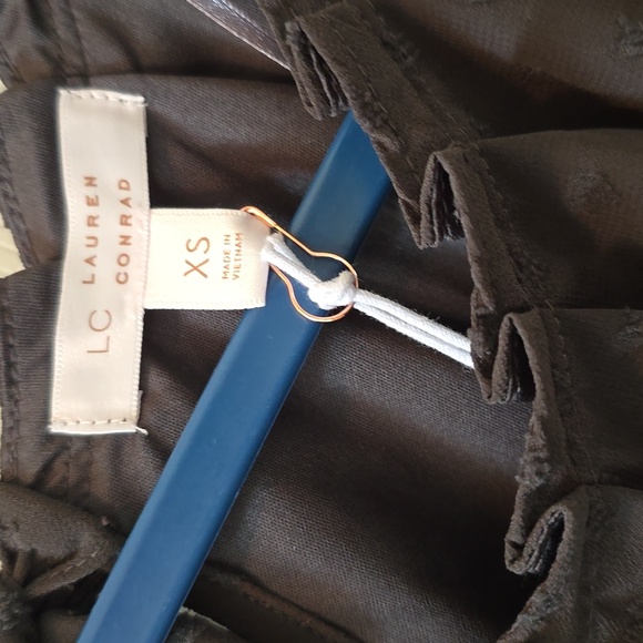 LC LAUREN CONRAD BRAND WOMEN'S BLACK SLEEVELESS LINED TOP SIZE XS - Picture 4 of 16